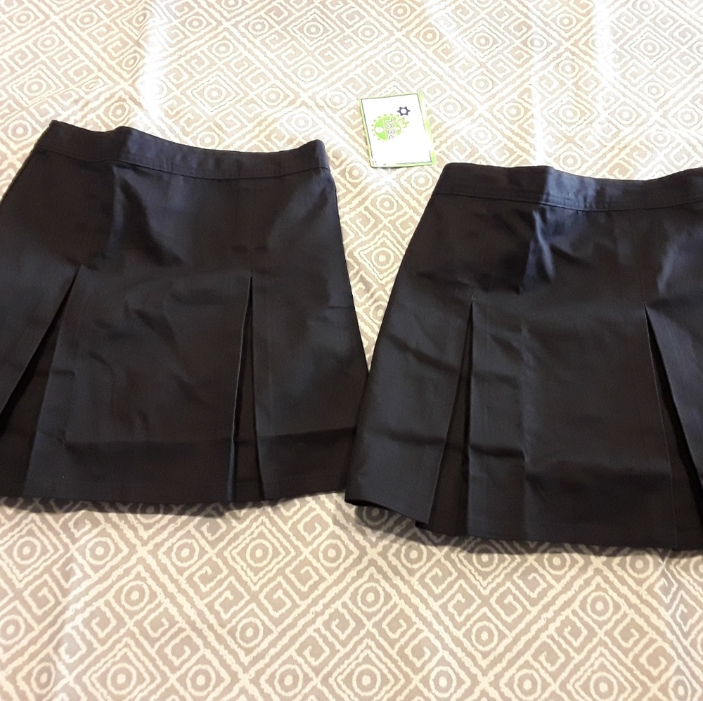 GIRLS NAVY BLUE SCHOOL UNIFORM SKIRT SZ 12